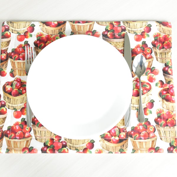 Apple Placemats Etsy
