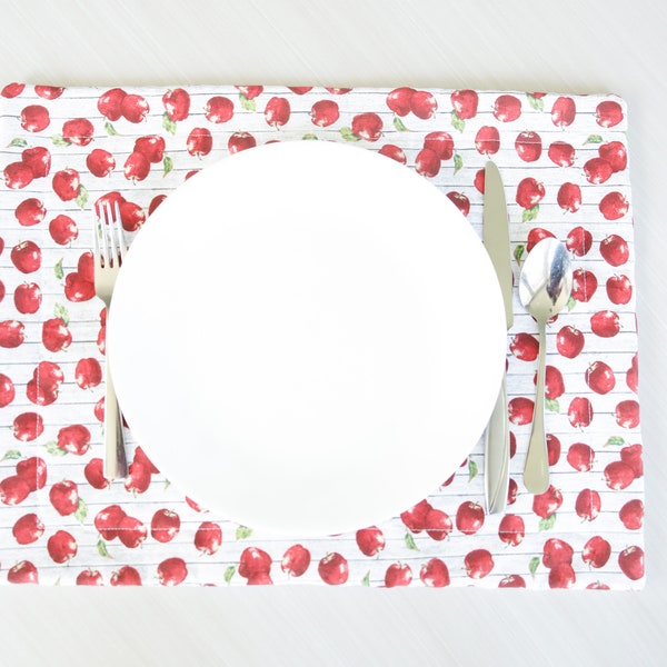 Apple Placemats Etsy