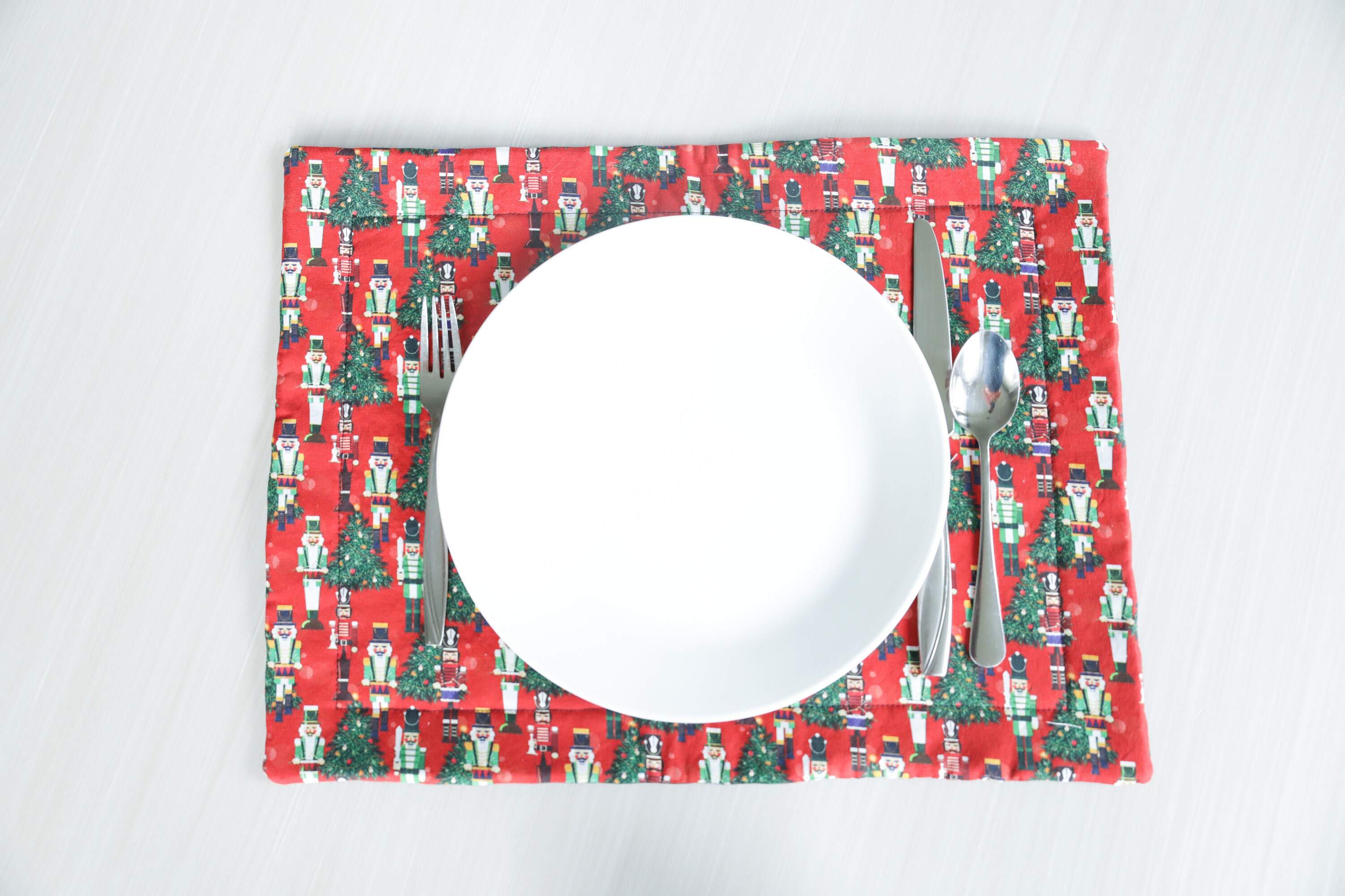 Nutcracker Quilted Placemat Dinner Placemat Nutcracker Etsy