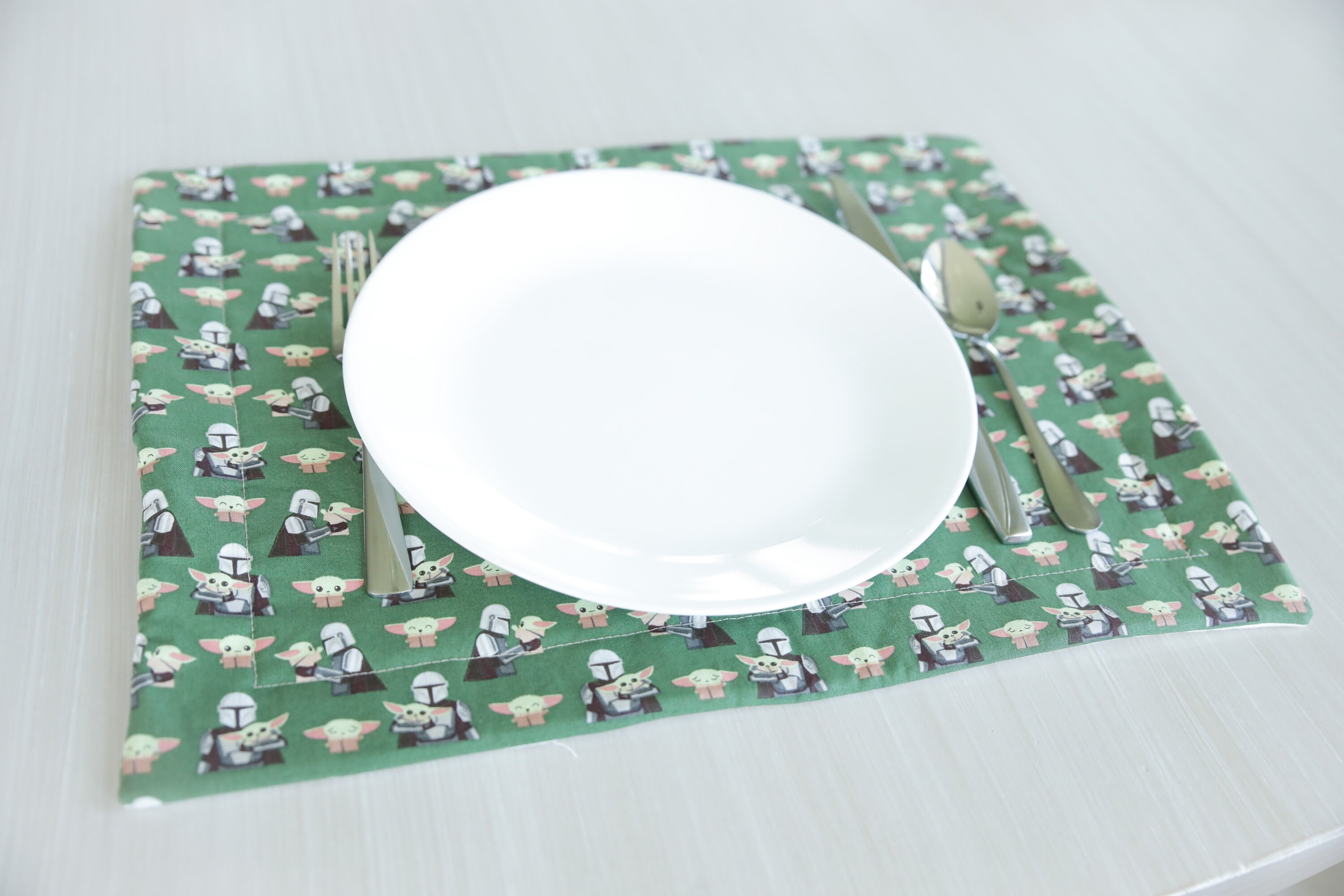 Green Yoda & Stormtroopers Quilted Placemat Star Wars Etsy UK