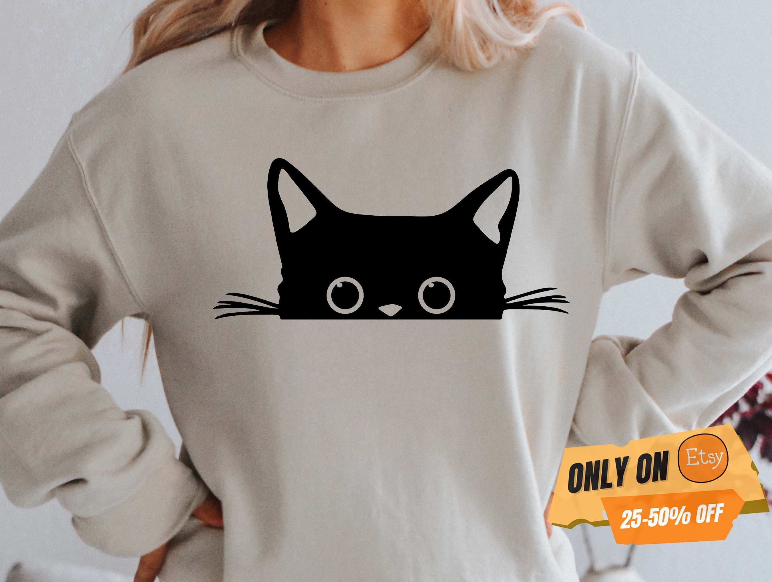 Cat Sweatshirt - Etsy