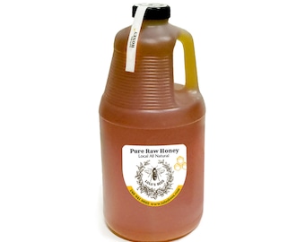 Delicious Pure Raw Honey – 1/2 gallon, 6lbs