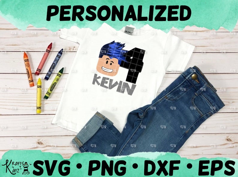 Download Personalized Roblox Birthday SVG Roblox svg birthday svg | Etsy