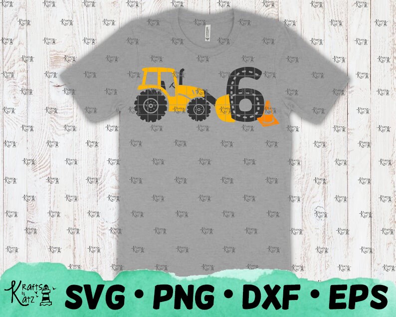 Download Construction svg birthday svg 6th birthday sixth birthday ...