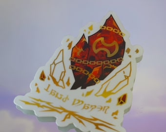 Warrior Limit Break Soul Crystal Vinyl Sticker FFXIV