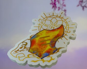 Monk Limit Break Soul Crystal Vinyl Sticker FFXIV