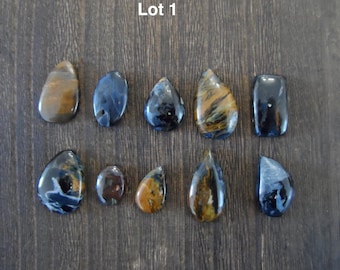Pietersite Cabochon Lot, Pietersite Cabochons, Lot 10 Kamieni, Hurtowe Kaboszony
