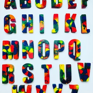 Alphabet Set Alphabet Crayons End of Year Teacher Gifts Teacher Appreciation Birthday Gift Stocking Stuffer Holiday Gift image 2