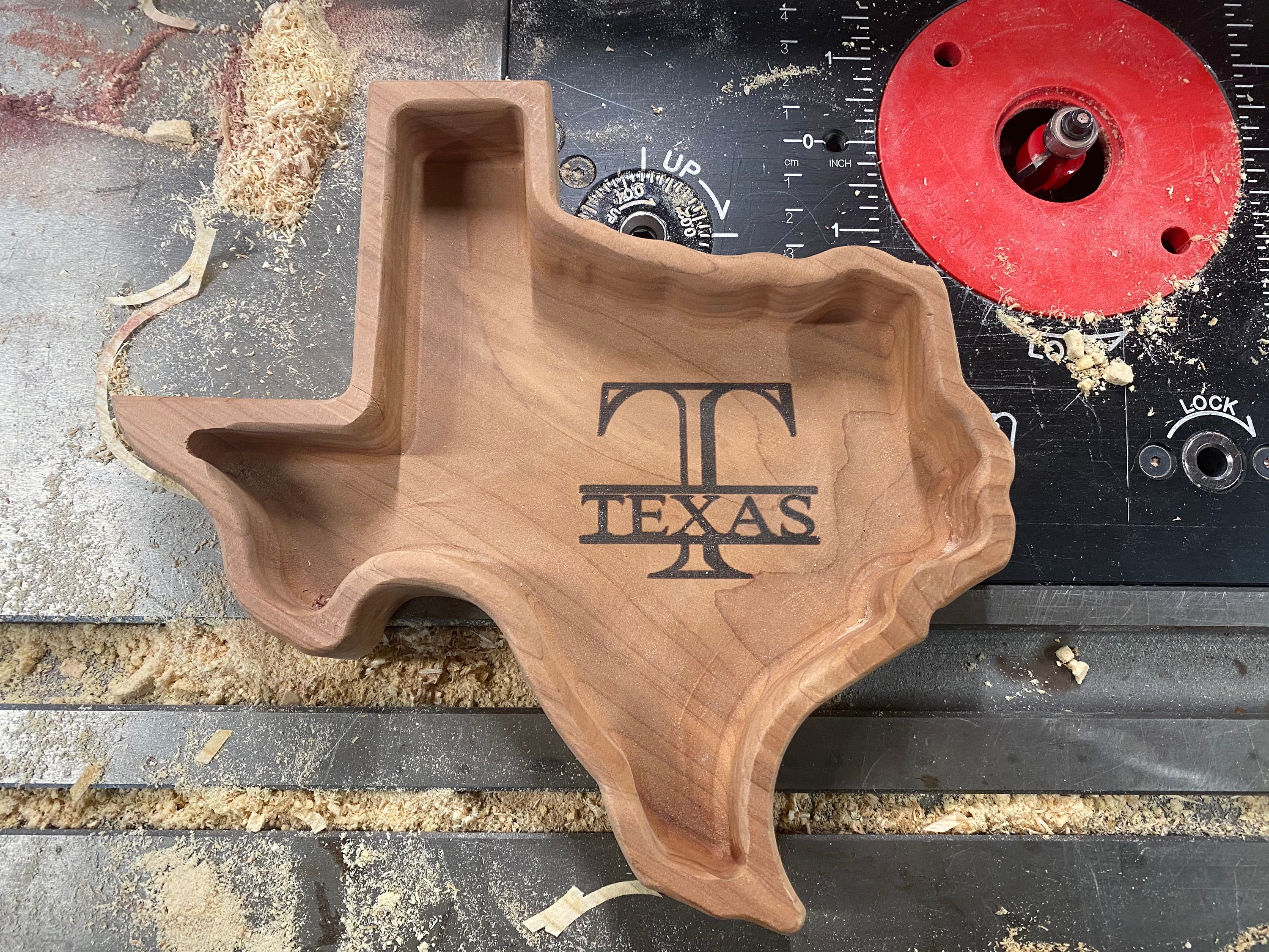 You Pick Your State Wood Tray Unfinished Wood State Trinket 