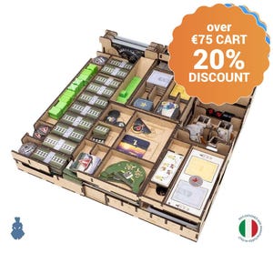 Nucleum (base game plus Australia, Court of Progress exp) Organizer Insert