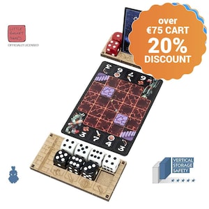 1枚のカードダンジョンオーガナイザーインサート