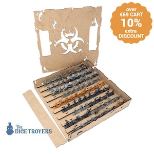 Zombicide – The Zombie lair: a miniature holder for all Zombicide games