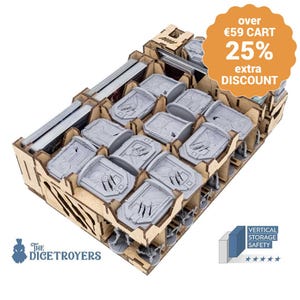 Inserto organizador de expansión Nemesis: Carnomorph y Terrain