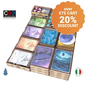 SETI (base game with Space Agencies exp) Organizer Insert