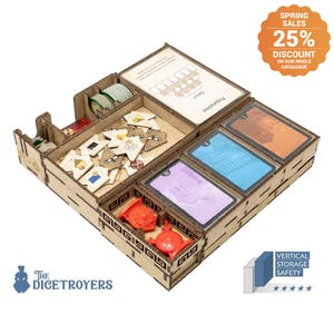 7 Wonders – Duel (Base Game Or With Pantheon; Agora Exp) Organizer Insert