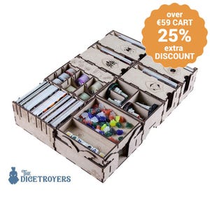 Mage Knight Board Game Organizer Insert