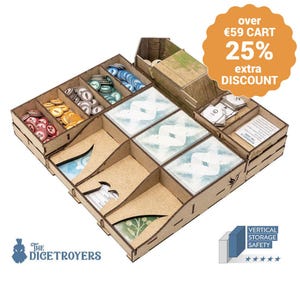 Wingspan (Base Game Or With European exp) + optional dice tower Organizer Insert