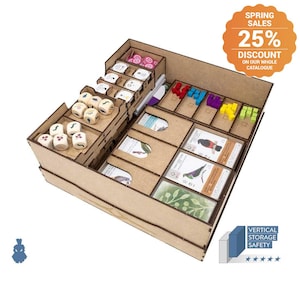 Wingspan All In più base rialzata e inserto organizer per torre di dadi opzionale