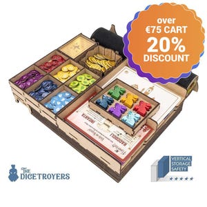 Flamecraft Organizer and player boards Insert