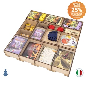 Everdell compatible – Mistwood; Newleaf expansions Organizer Insert