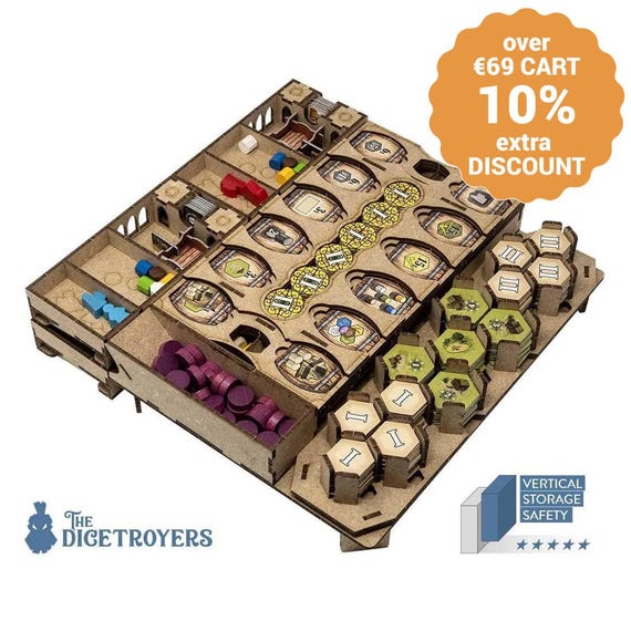 Heaven and Ale (base Game or With Kegs and More Exp) Organizer