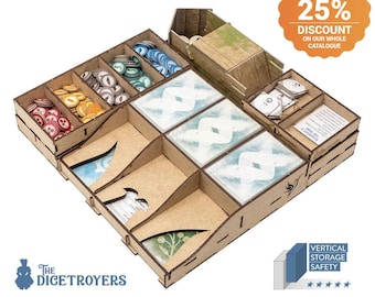 Wingspan (Base Game Or With European exp) + optional dice tower Organizer Insert