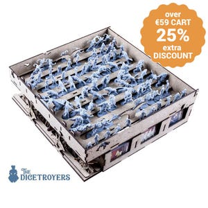 Zombicide Black Plague (base game or with Wulfsburg expansion) Organizer Insert