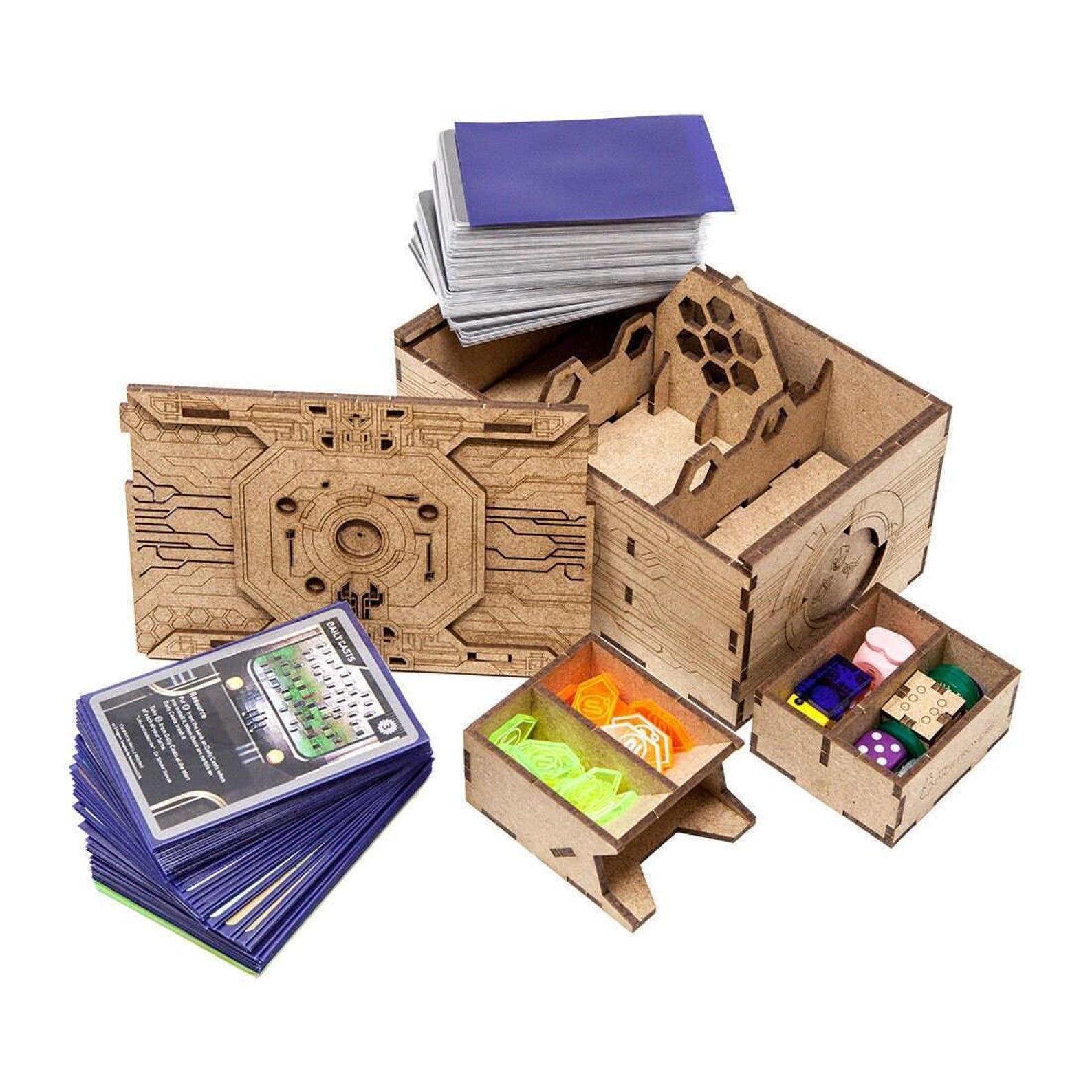 Android Netrunner Token Box Android: Netrunner - Double Deck and Token Holder Organizer - Etsy