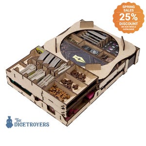 Barrage + set opzionale di 4 ruote da costruzione Inserto organizer