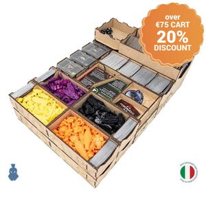 Inserto organizador de Twilight Imperium: Juego base + Prophecy of Kings, con Dice Tower