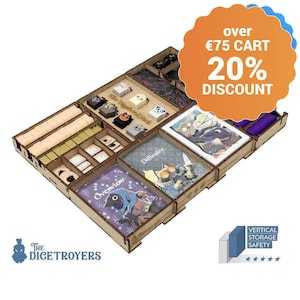 Root: The Underworld Expansions (Underworld; Clockwork; The Exiles And Partisans; Vagabond Pack) Organizer Insert