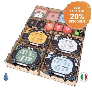 Thunder Road Vendetta (base game with Choppe Shoppe; Extra Ammo exp) Organizer Insert