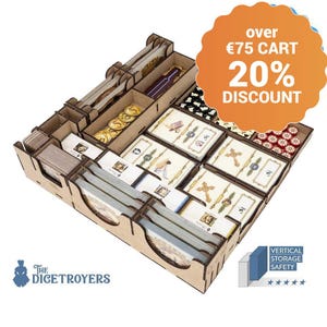 Lacrimosa + optional player board add-on set Organizer Insert