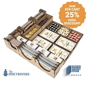Lacrimosa + optional player board add-on set Organizer Insert