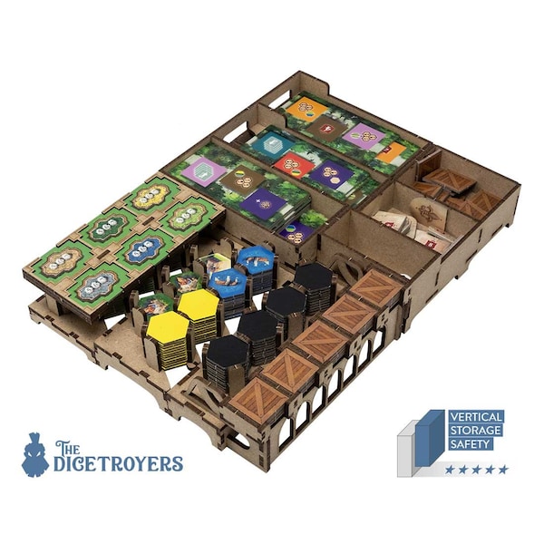 The Castles Of Burgundy – 20th Anniversary Edition Organizer Insert