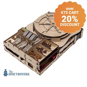 Barrage + optional 4 Bauräder Set Organizer Insert