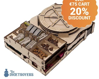 Barrage + optionele set met 4 constructiewielen Organizer-inzetstuk