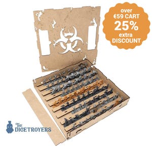 Zombicide – The Zombie lair: a miniature holder for all Zombicide games