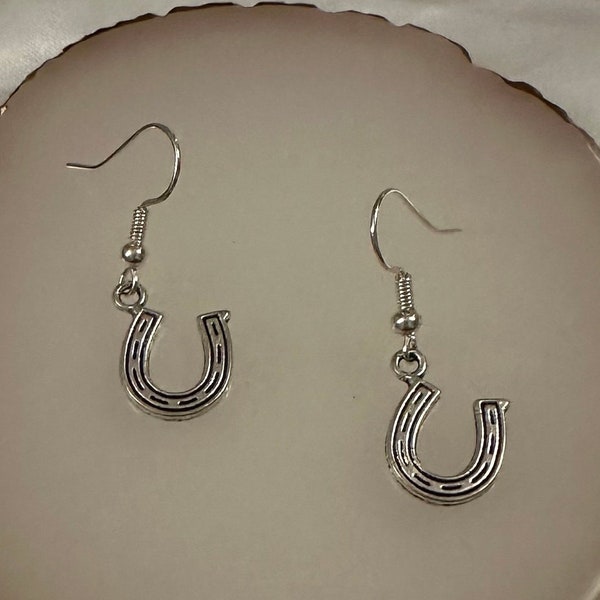 Horseshoe Earrings Etsy