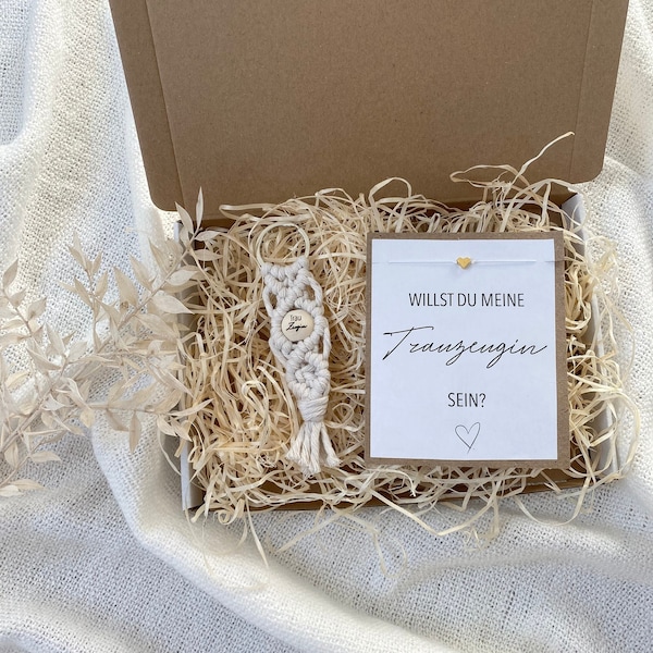 Ask the maid of honor gift box | Gift Maid of Honor | | Map Bracelet | Macramé Keychain