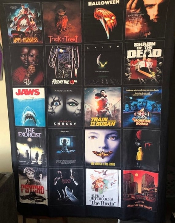 Personalized horror movie blanket sales