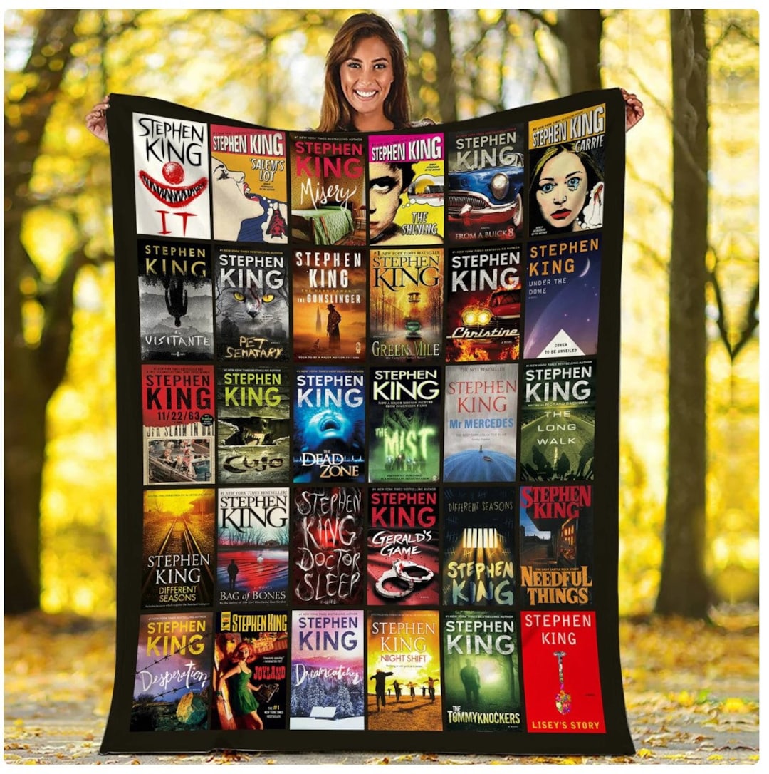 Stephen King Fan Blanket Customize With Your Favorite Stephen King
