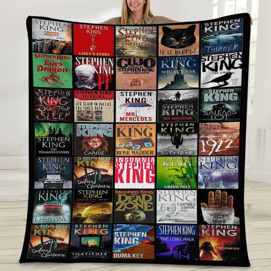 Ultimate Stephen King Fan Blanket All Your Favorite Stephen King Novels