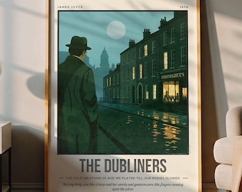 The Dubliners Print | James Joyce Quote Wall Art | Book Lover Literature Gift | Bookish Reading Gift
