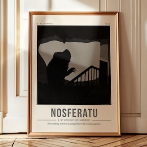 Nosferatu Art Print | Cult Movies Collection | Classic Horror Wall Art | Cinema Poster | Cinephile Home Decor | Film Lovers Gift | 1922