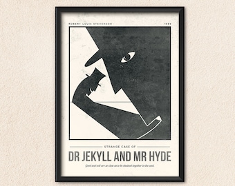 Dr Jekyll E Mr Hyde Vintage Poster Stampa Nuovo 