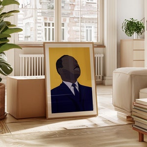 Martin Luther King Jr. Art Print | Iconic Figures Collection | Civil Rights Hero | I Have a Dream Poster | Inspirational People Wall Art