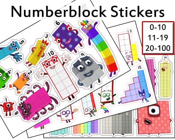 New Numberblocks 100 Available As Coloring Printable For New 100 To