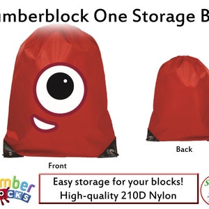 Numberblock One Storage Bag / Light-duty Backpack!