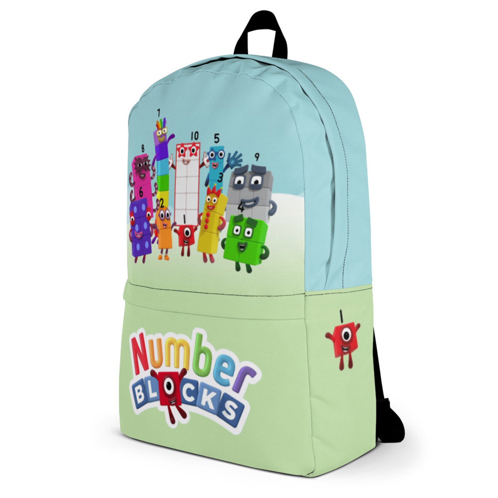 Numberblocks Backpack Characters One Through Ten Etsy